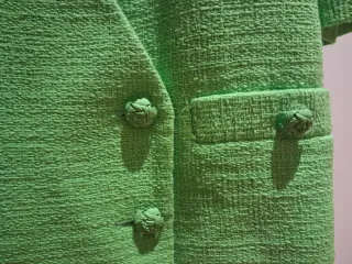 Traje de chaqueta y falda Zara Verde Nuevo