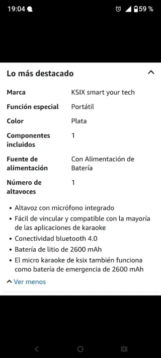 Micrófono Altavoz NUEVO