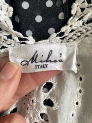 Blusa Boho Chic Italiana Encaje Broderie