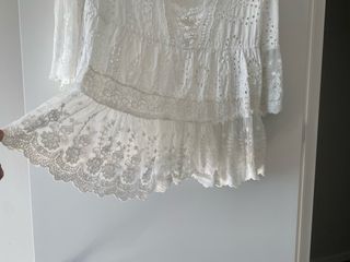 Blusa Boho Chic Italiana Encaje Broderie