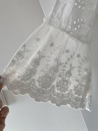 Blusa Boho Chic Italiana Encaje Broderie