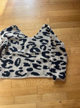 Maglione Shein leopardato taglia unica