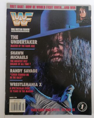 WWF WWE Magazine wrestling vintage marzo 1994