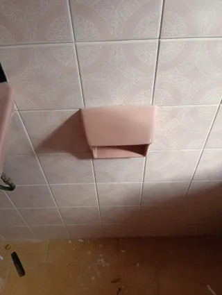 Espejo baño, lavabo, toallero y tocador