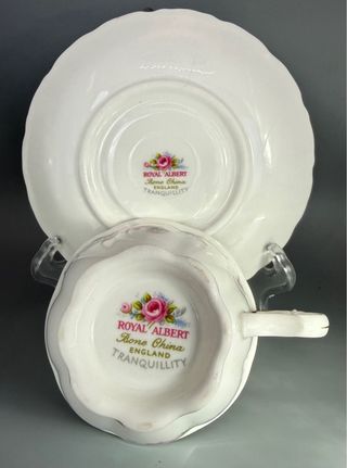 Taza y platillo café Royal Albert Tranquillity