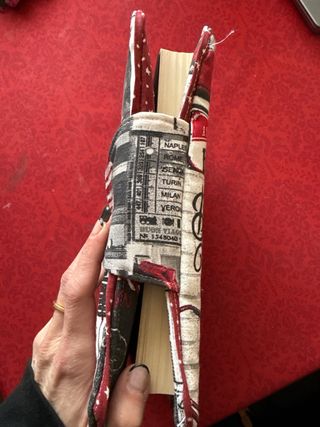 Funda libro abierto personalizada