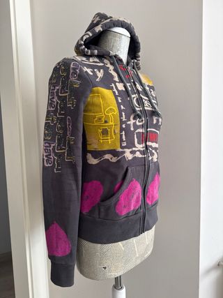 Chaqueta de algodón con estampado
