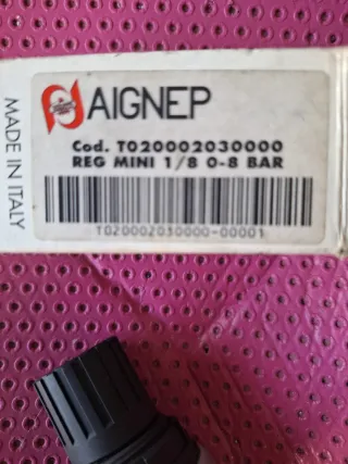 Regulador Presión Neumática Aignep 1/8 0-8 Bar