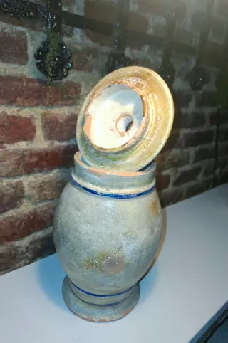 Tarro farmacia antiguo NUX GALLAR