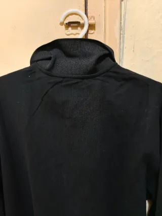 Armani Exchange Jersey Cuello Solapa Negro Nuevo