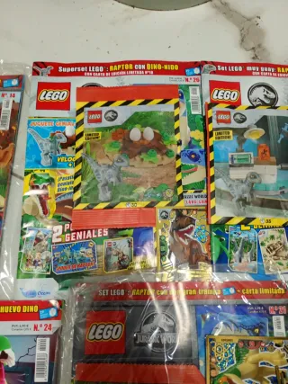 Lote 5 Revistas LEGO Jurassic World