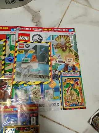 Lote 5 Revistas LEGO Jurassic World