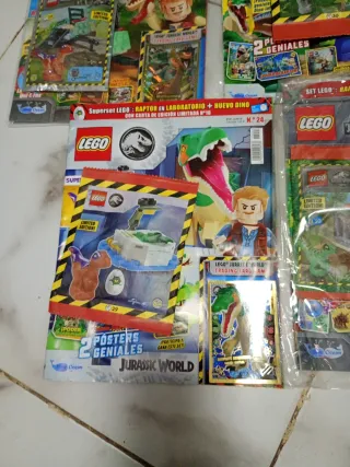 Lote 5 Revistas LEGO Jurassic World