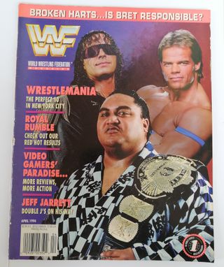 WWF WWE Magazine wrestling vintage aprile 1994