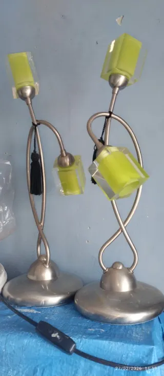 Juego de 2 lámparas de mesa 46 centímetros alto