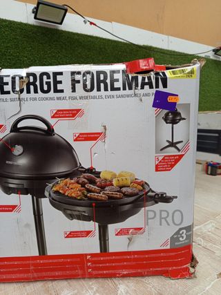 George Foreman Grill - Griglia Elettrica, Barbecue per Interni ed Esterni