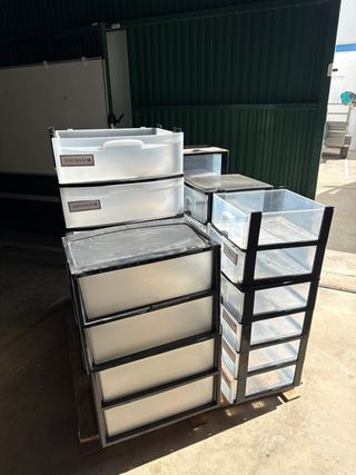 Cajonera de plástico apilable