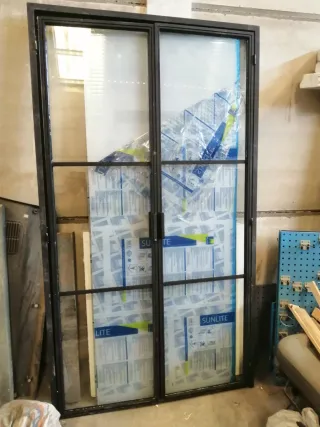 Puerta de cristal interiores nuevas 200 euros