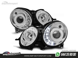FAROS DELANTEROS LUZ DIURNA LED PARA MERCEDES CLASE E W211