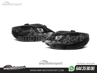 FAROS DELANTEROS LUZ DIURNA LED REAL DRL PARA SEAT IBIZA 6J