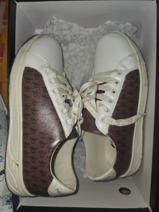 Scarpe Rocobarocco donna bianche e marroni