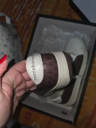 Scarpe Rocobarocco donna bianche e marroni