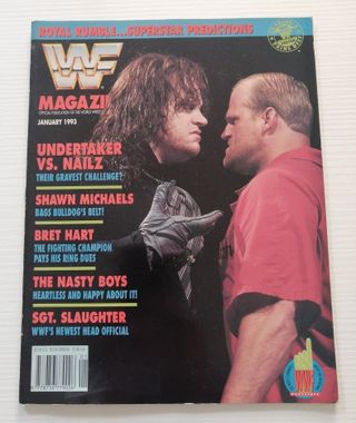WWF WWE Magazine wrestling vintage gennaio 1993