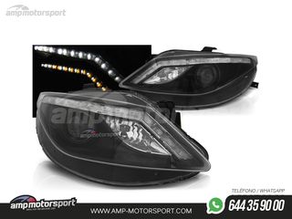 FAROS DELANTEROS LUZ DIURNA LED PARA SEAT IBIZA 6J