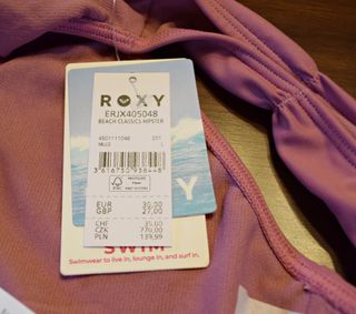 Braguita de bikini Roxy, color rosa, Talla L