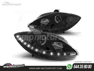 FAROS DELANTEROS LUZ DIURNA LED PARA SEAT LEON / TOLEDO / ALTEA 1P