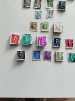Colección Sellos Antiguos España Franco