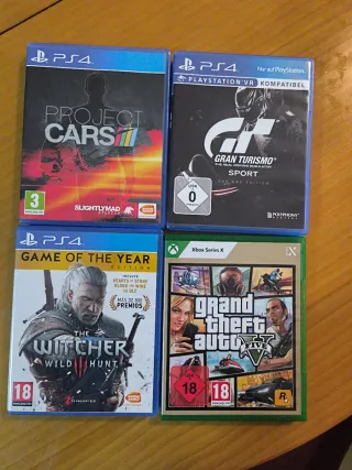 Pack juegos play4 y Xbox series x