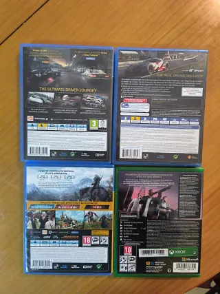 Pack juegos play4 y Xbox series x