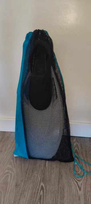 Aletas de buceo/snorkel transparentes