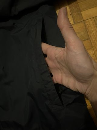 Chaqueta Columbia Impermeable azul oscuro.