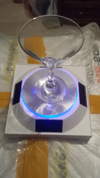 Expositor Solar Giratorio LED 18cm