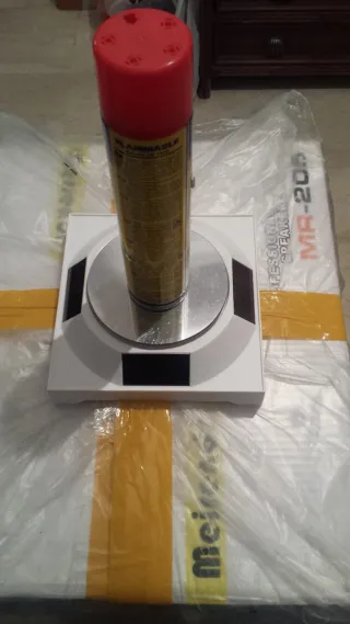 Expositor Solar Giratorio LED 18cm