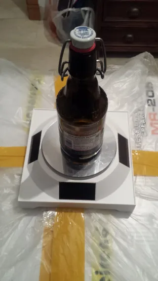 Expositor Solar Giratorio LED 18cm