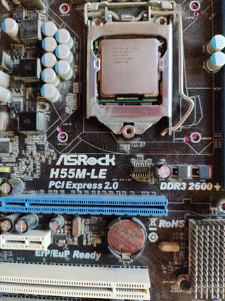 Placa Base ASRock H55M-LE + i7 + RAM