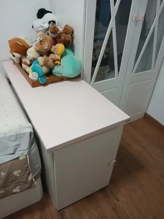 Mueble Almacenamiento Infantil Rosa