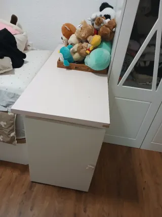 Mueble Almacenamiento Infantil Rosa