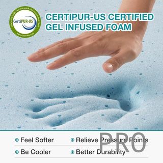 Topper - 180 x 200 cm 7,6 cm di Schiuma - BedStory