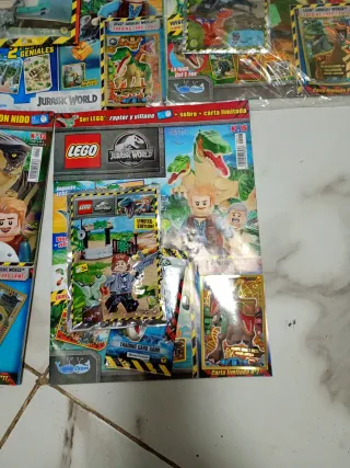 Lote 5 Revistas LEGO Jurassic World