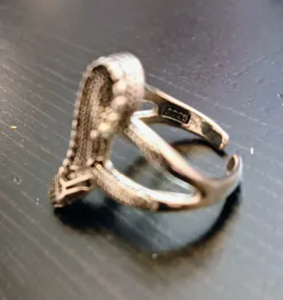 Anillo Diseño Lagarto Plata