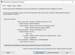 PC Sobremesa MSI Intel i3 10a Gen + teclado, raton