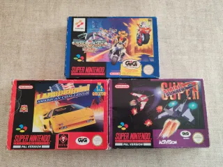 Lotto 3 videogiochi Super Nintendo Snes Gig Ita