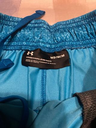 Pantalón corto deportivo Under Armour azul