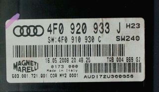 Velocimetro Cuadro de Instrumentos AUDI A6 (F4)(C6) 4F0920933 503001721801