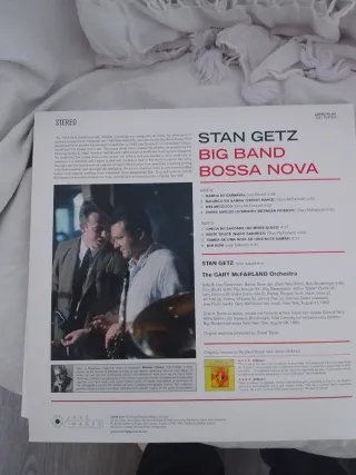 Vinilo Stan Getz Big Band Bossa Nova