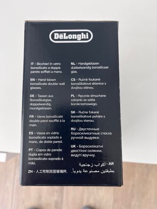 DeLonghi Vasos Cristal Doble Pared